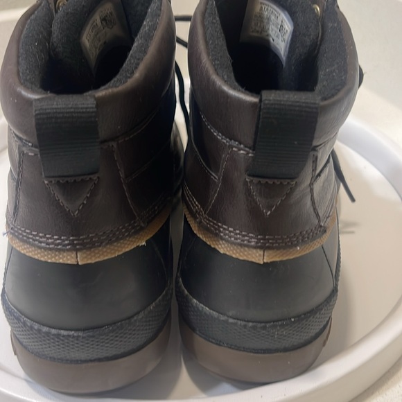 Sperry’s Men’s Black and Brown Duck Boots Size 10.5M Worn Once Retail $149 - Picture 4 of 5